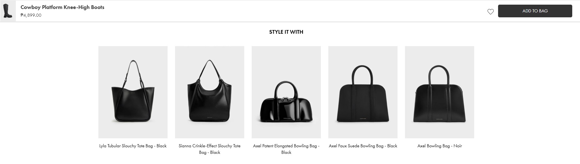 Charles & Keith Related Products Links